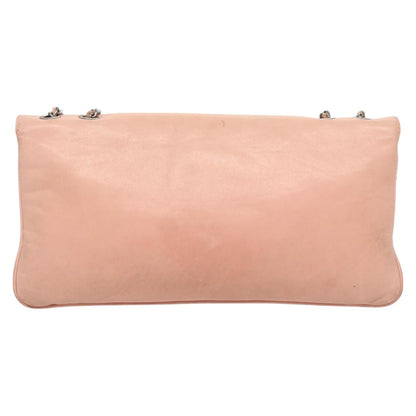 Chanel Chocolate Bar Mademoiselle Flap Bag Quilted Leather, PINK, LEATHER, Shoulder bag