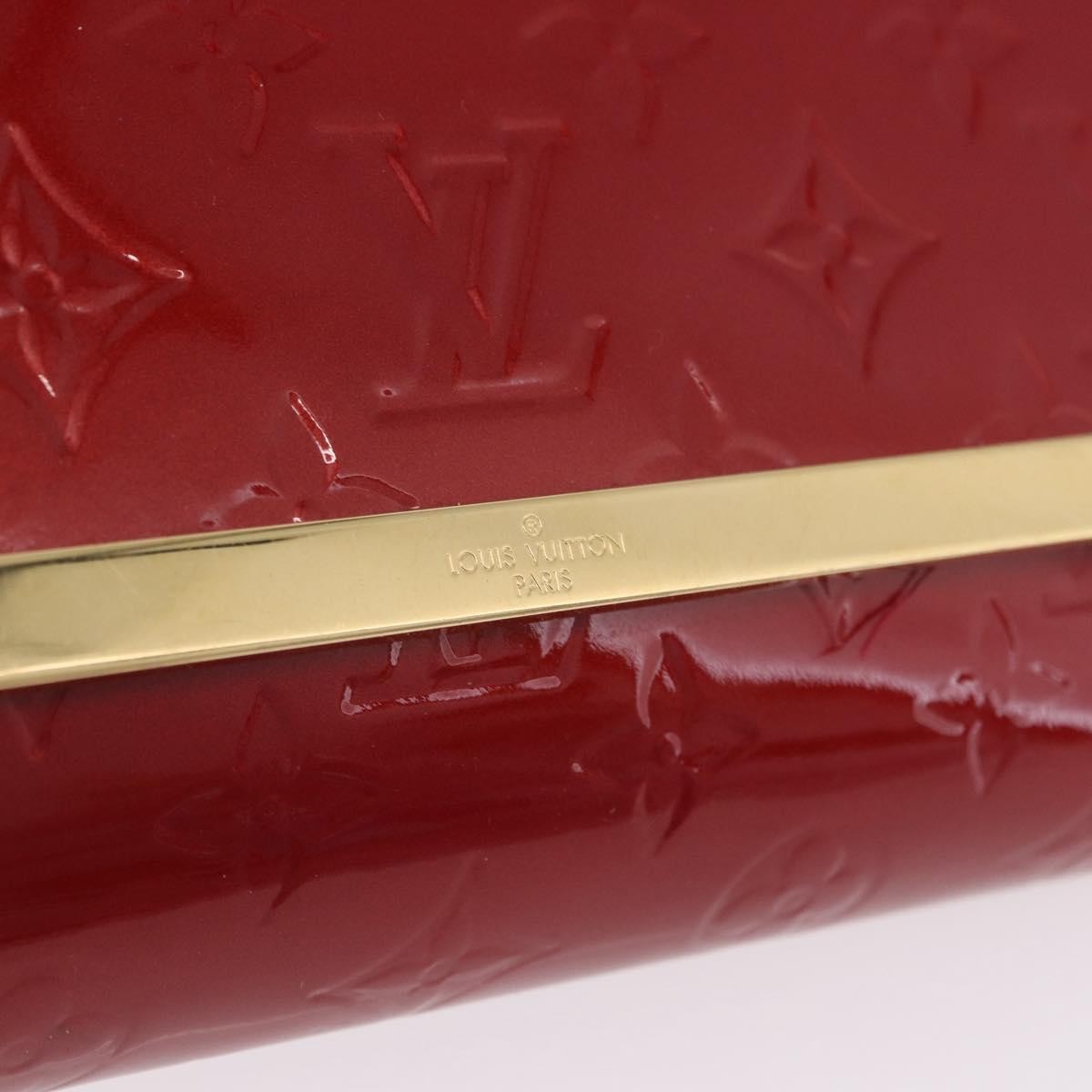 Louis Vuitton Ana Monogram Vernis, Pink, Patent Leather, Handbag