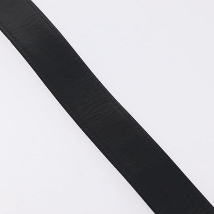 Christian Dior D Buckle Belt Canvas and Leather, Navy, Canvas, Belt