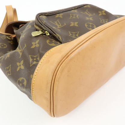 Louis Vuitton Vintage Montsouris Monogram Canvas, Brown, Canvas, Backpack