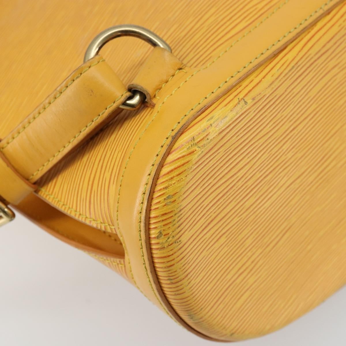 Louis Vuitton Gobelins Epi Leather, Yellow, Leather, Backpack