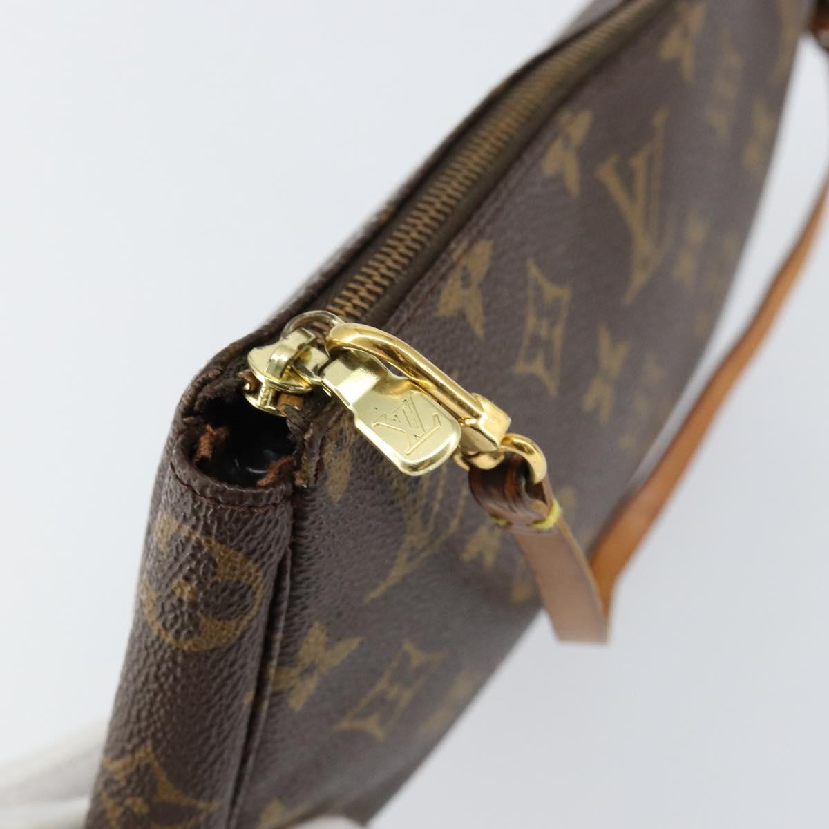 Louis Vuitton Pochette Accessoires Monogram Canvas, BROWN, CANVAS, Clutche & pouche