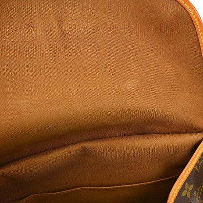Louis Vuitton Saumur Monogram, Brown, Canvas, Shoulder Bag