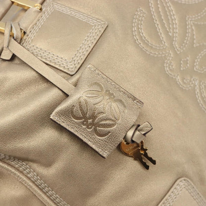 Loewe Amazona Leather, Gold, Leather, Handbag