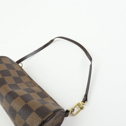 Louis Vuitton Papillon Pochette Damier, Brown, Canvas, Clutch