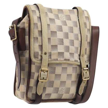 Louis Vuitton Trotteur Damier Lune, White, Canvas, Handbag