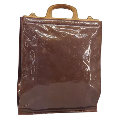 Louis Vuitton Stanton Monogram Vernis, Purple, Patent Leather, Tote Bag