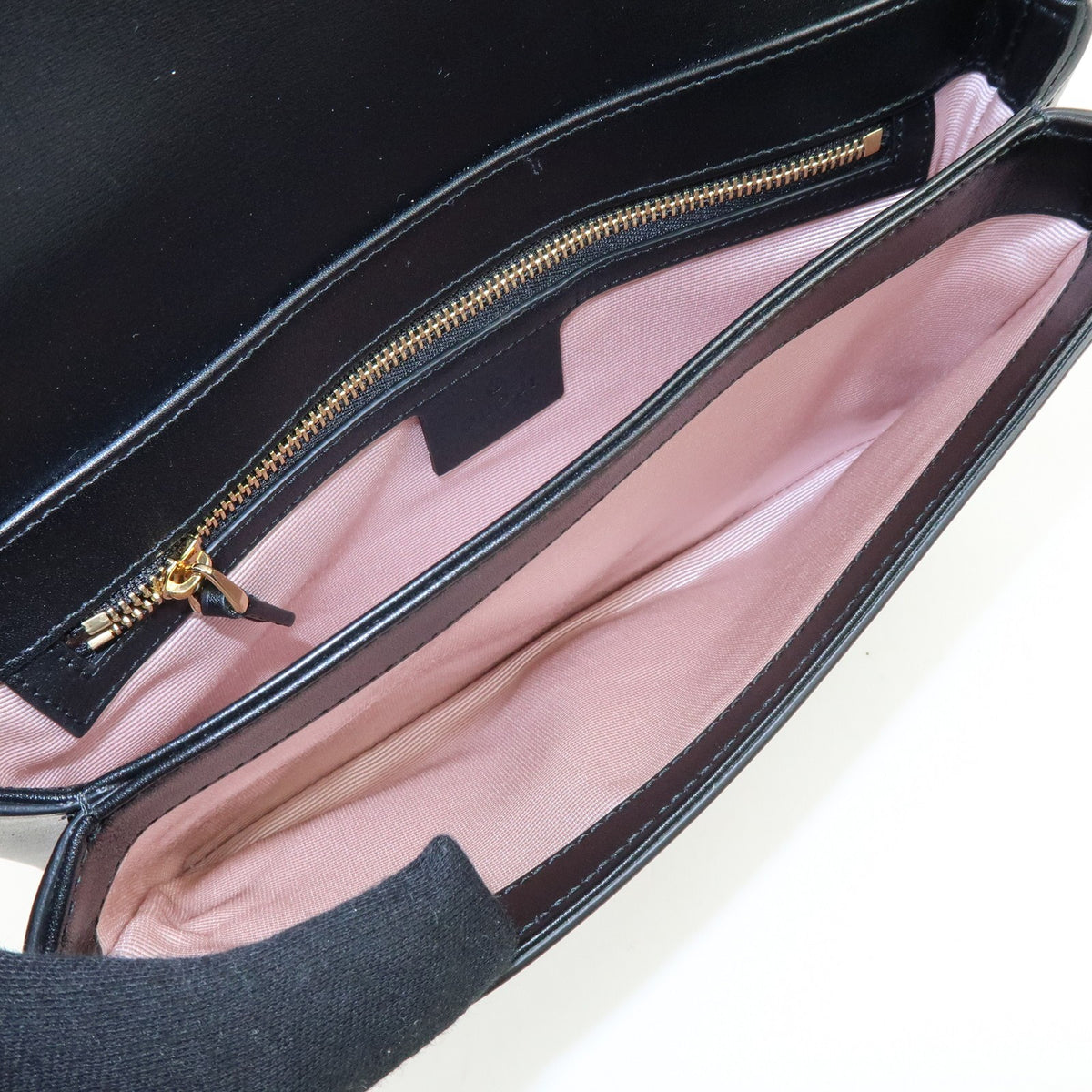 Gucci Arli Leather, Black, Leather, Shoulder Bag