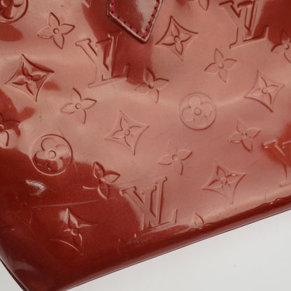 Louis Vuitton Wilshire Monogram Vernis, Red, Patent Leather, Handbag