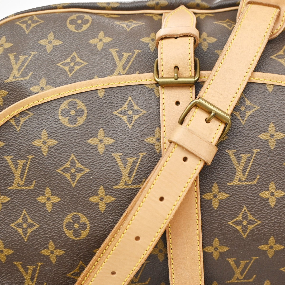 Louis Vuitton Saumur Monogram Canvas, Brown, Canvas, Shoulder Bag