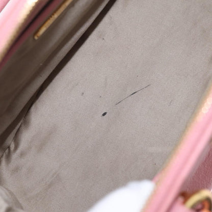 Miu Miu Madras Bowler Leather, Pink, Leather, Handbag