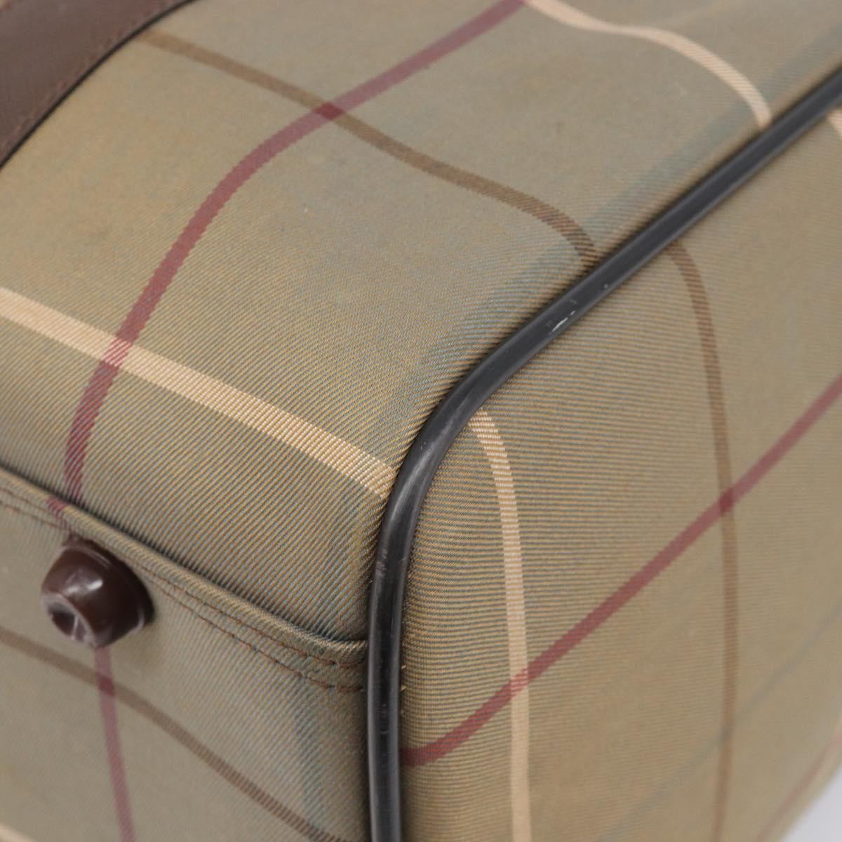 Burberry Nova check boston Canvas, Beige, Canvas, Handbag