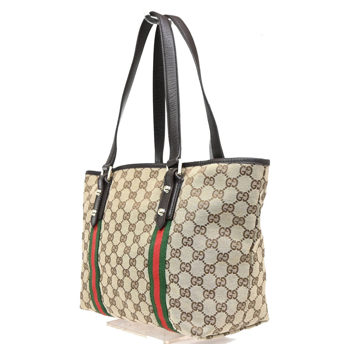 Gucci Jolicoeur GG Canvas, Brown, Canvas, Tote Bag