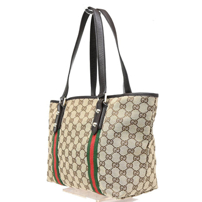 Gucci Jolicoeur GG Canvas, Brown, Canvas, Tote Bag