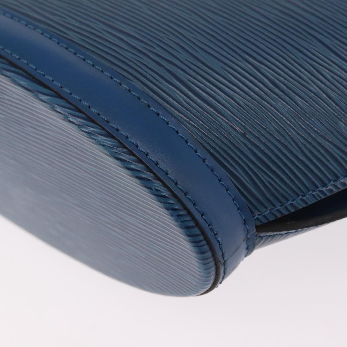 Louis Vuitton Saint Jacques Epi Leather, Blue, Leather, Handbag