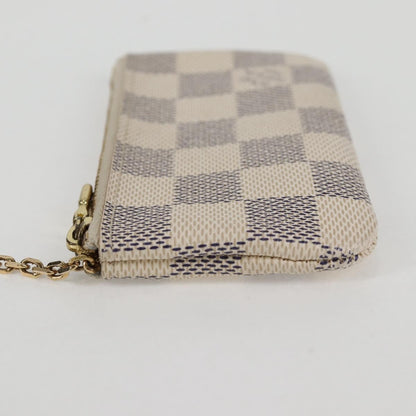 Louis Vuitton Pochette clés NM Canvas, White, Canvas, Wallet
