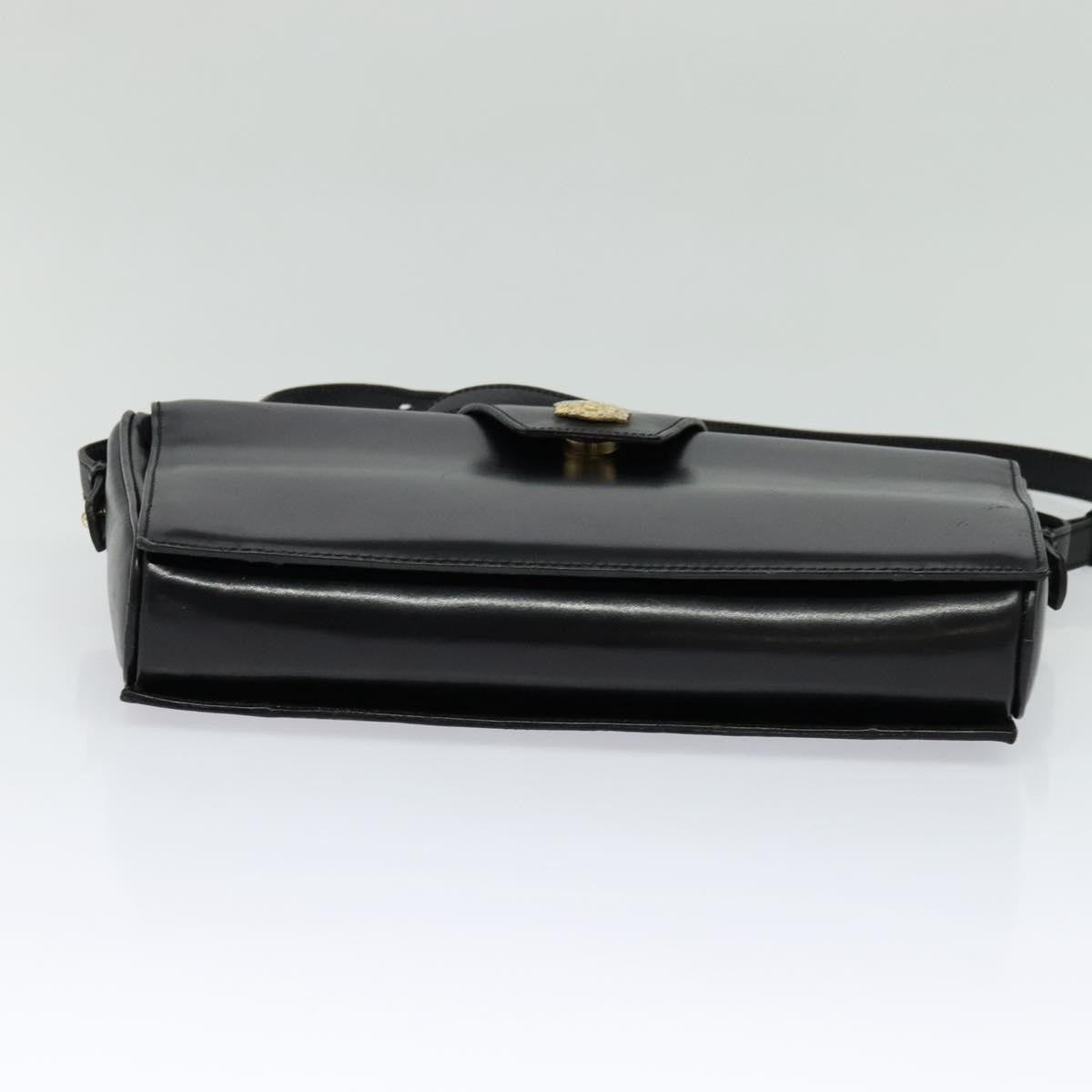Celine Vintage Leather, Black, Leather, Shoulder Bag