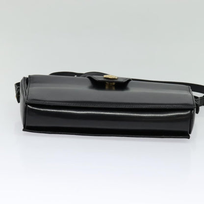 Celine Vintage Leather, Black, Leather, Shoulder Bag