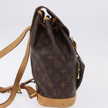 Louis Vuitton Vintage Montsouris Monogram Canvas, Brown, Canvas, Backpack