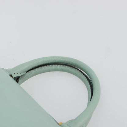 Celine Vintage Leather, Blue, Leather, Handbag