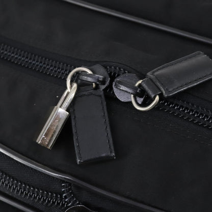 Prada Porta Computer Tessuto and Saffiano Leather, Black, Nylon, Briefcase