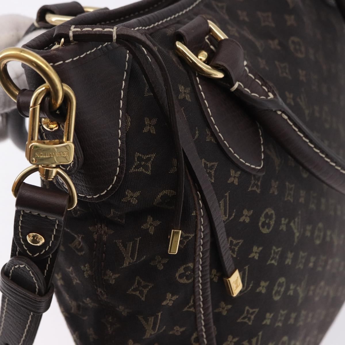 Louis Vuitton Angele Mini Lin, Brown, Canvas, Handbag