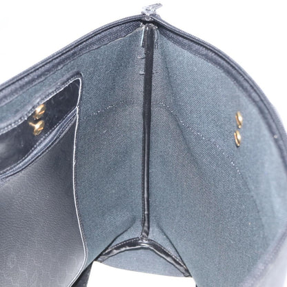 Christian Dior Vintage Honeycomb Canvas, Black, PVC, Shoulder Bag