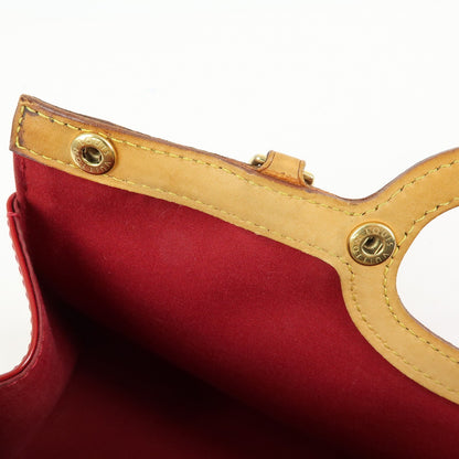 Louis Vuitton Roxbury Drive Monogram Vernis, Red, Patent Leather, Handbag