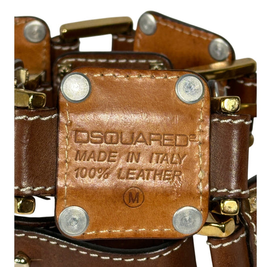 DSQUARED2 Italian Genuine Leather Belt M