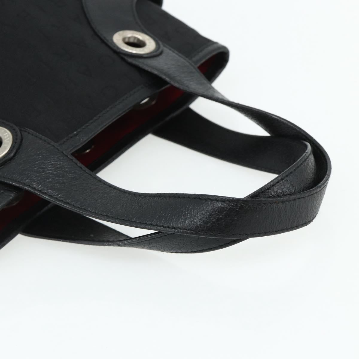 Bvlgari Logomania Canvas, Black, Canvas, Shoulder Bag