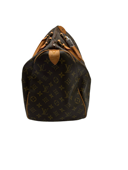 Louis Vuitton Keepall Monogram Canvas, Brown, Canvas, Travel Bag