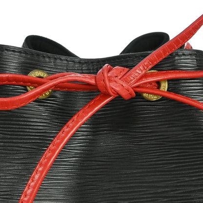 Louis Vuitton Bicolor Noe Epi Leather, Black, Leather, Handbag