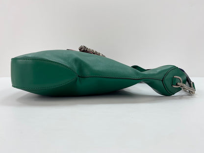 Gucci Dionysus Hobo Leather, Green, Leather, Shoulder Bag