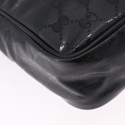 Gucci Zip GG Imprime, Black, Canvas, Shoulder Bag