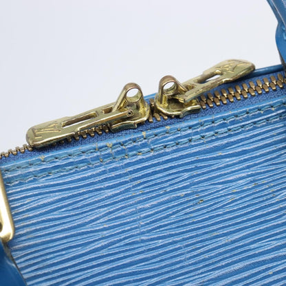 Louis Vuitton Alma Epi Leather, Blue, Leather, Handbag