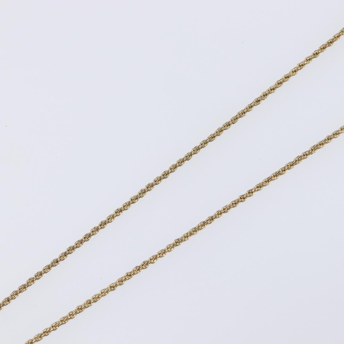Christian Dior CD Pendant Metal, Gold, Metal, Necklace