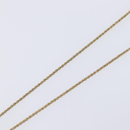 Christian Dior CD Pendant Metal, Gold, Metal, Necklace