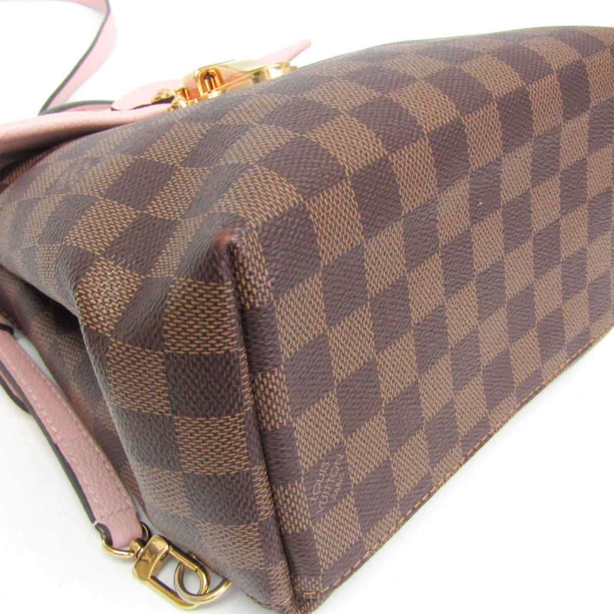 Louis Vuitton Clapton Damier and Leather, Brown, Canvas, Backpack