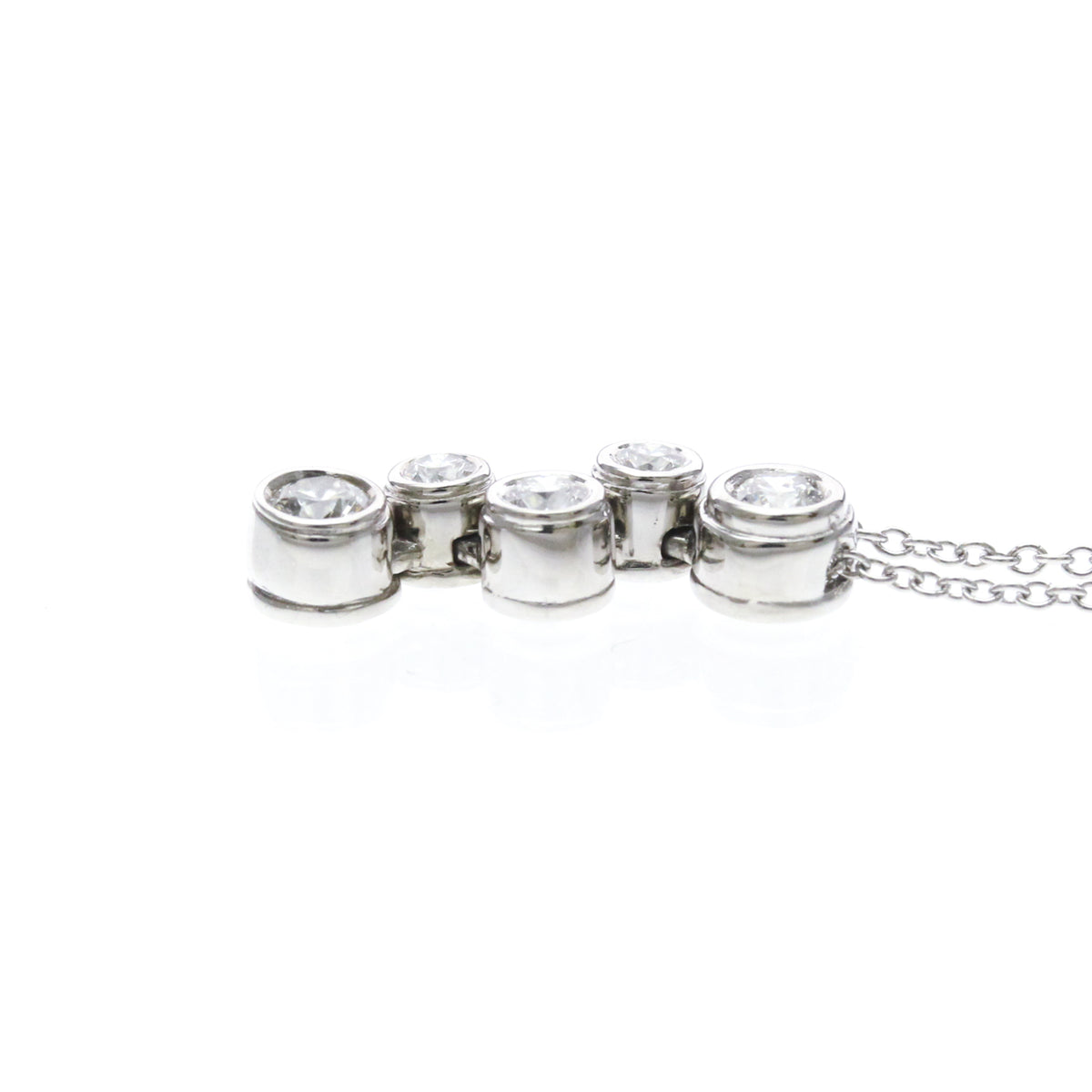 Tiffany & Co. Bubble Pendant, Silver, Platinum, Necklace