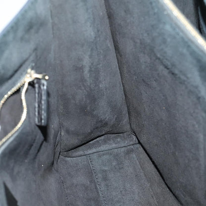 Valentino Garavani Rockstud Open Leather, Black, Leather, Tote Bag