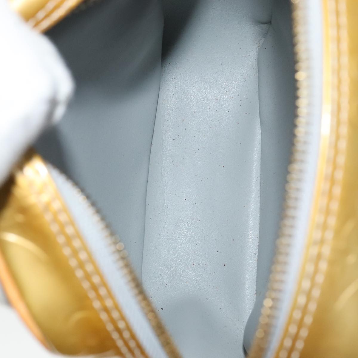 Louis Vuitton Wooster Monogram Vernis, Yellow, Patent Leather, Handbag