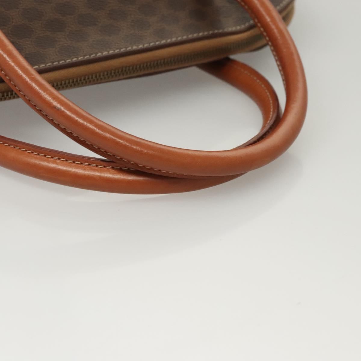 Celine Macadam Macadam with leather, Brown, Canvas, Handbag