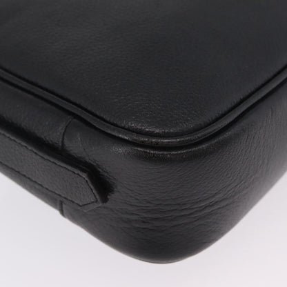 Saint Laurent Vintage Shoulder bag Leather, Black, Leather, Shoulder Bag