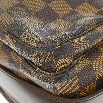 Louis Vuitton Naviglio Damier, Brown, Canvas, Shoulder Bag