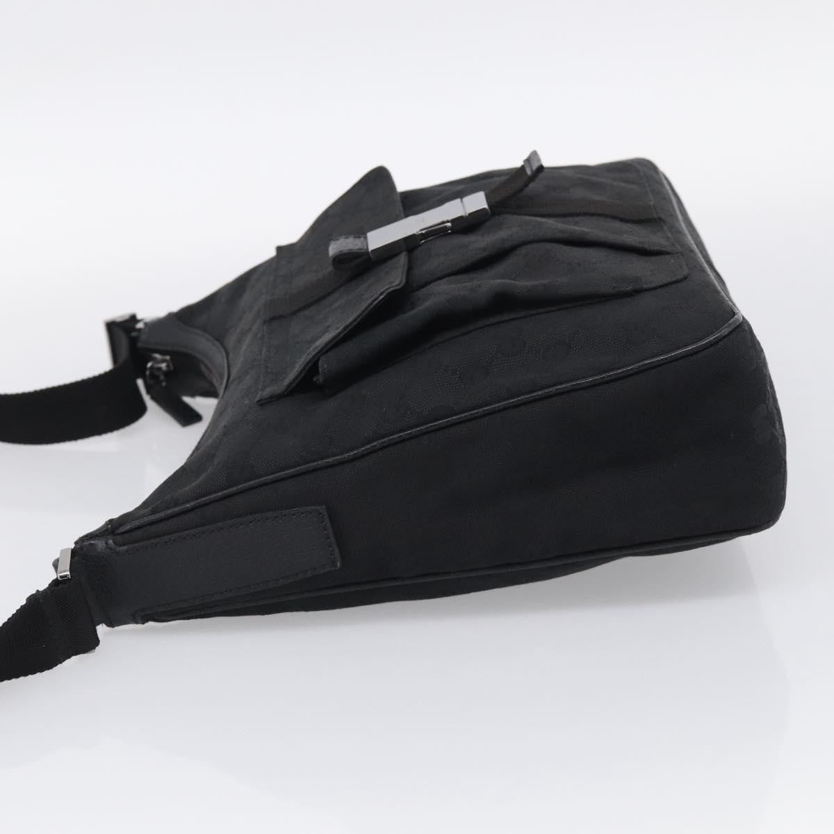 Gucci Shoulder Canvas, Black, Canvas, Shoulder Bag