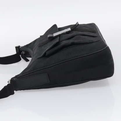 Gucci Shoulder Canvas, Black, Canvas, Shoulder Bag