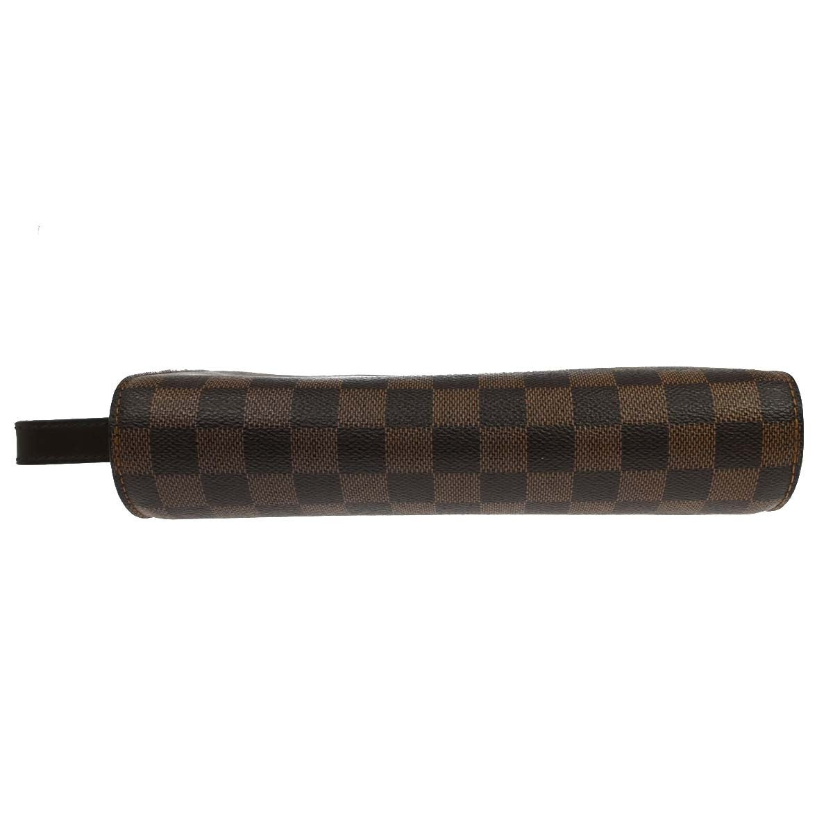 Louis Vuitton Pochette Saint Louis Damier, Brown, Canvas, Clutch