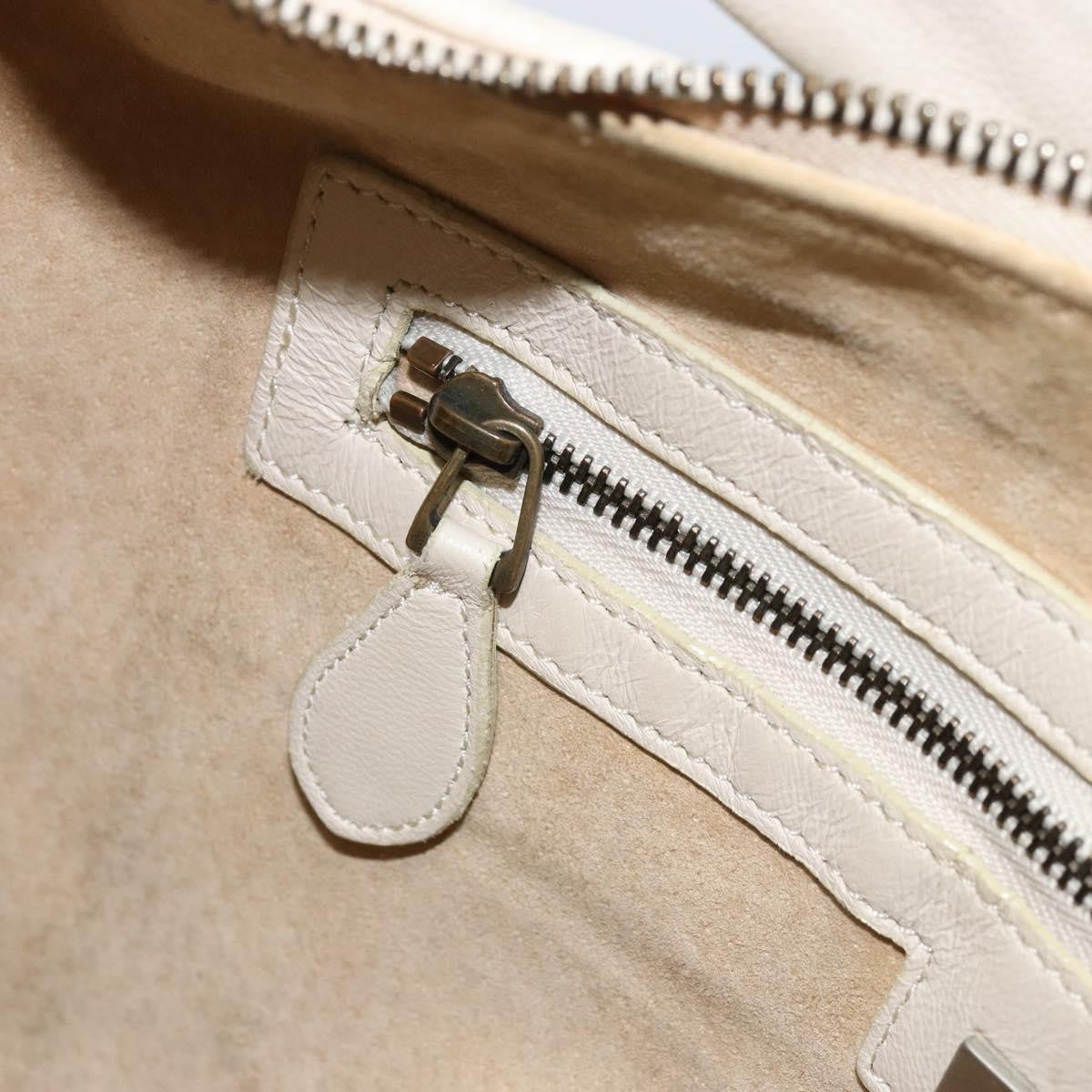 Bottega Veneta Zip Hobo Intrecciato, White, Leather, Handbag