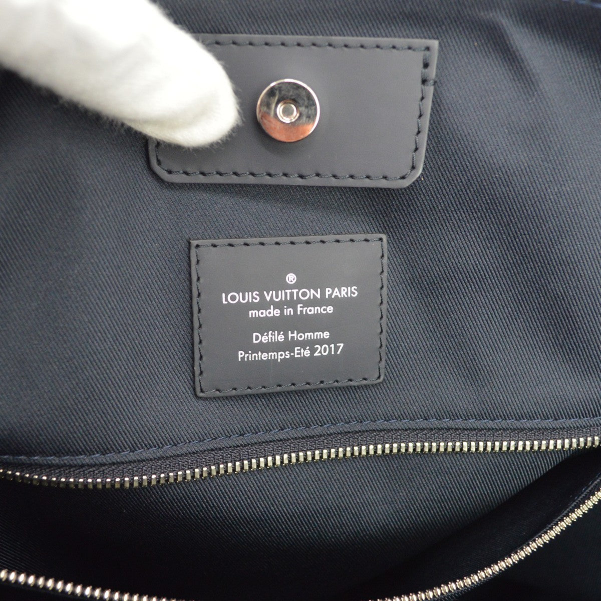 Louis Vuitton Tote Limited Edition Chapman Savane Monogram Canvas, Navy, Canvas, Tote Bag