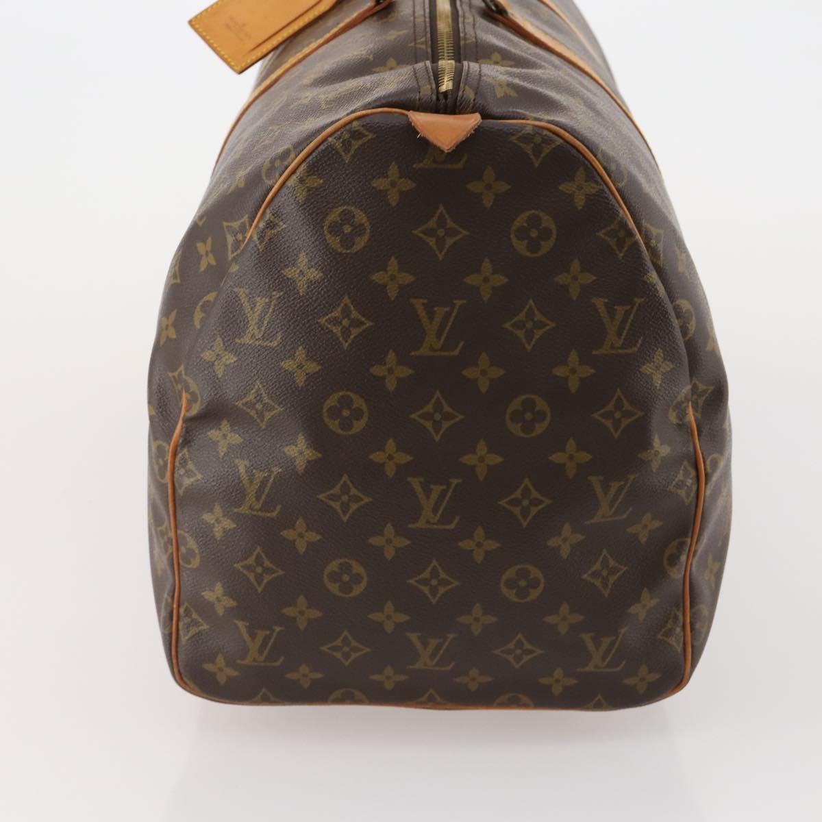 Louis Vuitton Keepall Monogram, Brown, Canvas, Travel Bag